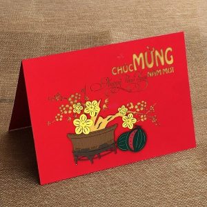 In lịch chúc tết 2025 tại Hà Nội thiết kế miễn phí